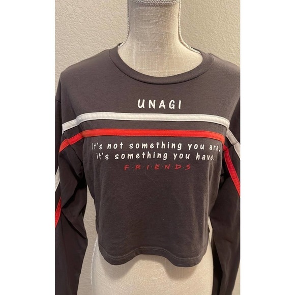 EUC Friends Crop Top. “Unagi” Size Small - Picture 1 of 3